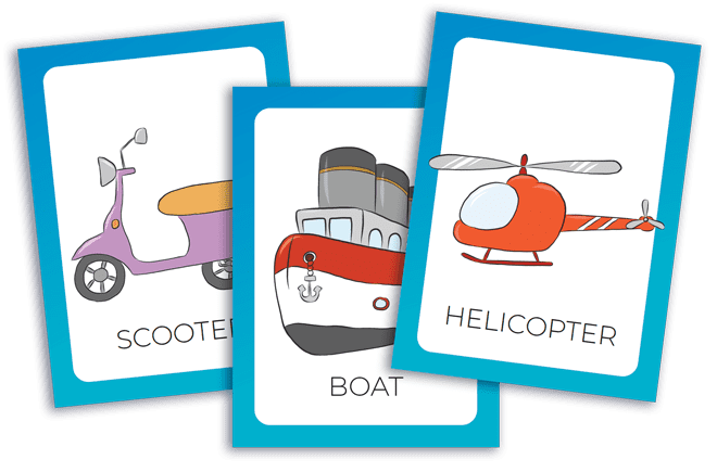 SPEECH SCIENCE Vehicle Cards
